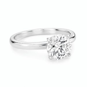 14K White Gold 3.00 CTW Round Brilliant Lab-Grown Diamond Solitaire Ring - Image 4