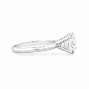 14K White Gold 3.00 CTW Round Brilliant Lab-Grown Diamond Solitaire Ring - Image 5