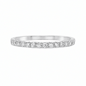 The Celeste 0.50 CTW Lab-Grown Diamond 3/4 Eternity Band in 14K White Gold - Image 3