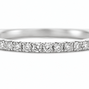 The Celeste 0.50 CTW Lab-Grown Diamond 3/4 Eternity Band in 14K White Gold