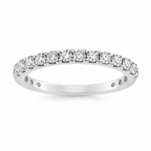 The Celeste 0.75 CTW Lab-Grown Diamond 3/4 Eternity Band in 14K White Gold - Image 5