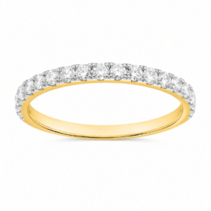 The Aurelia 0.50 CTW Round Brilliant Lab-Grown Diamond Essentials Band in 14K Yellow Gold - Image 5